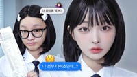 다이소 추천템으로 하는 단발 학생메이크업👧🏻🏫 | 이번엔 웜톤ver.✨, 베이스 꿀조합 찾음🖤, 다이소 신상 코드글로컬러&머지