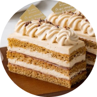 大人の味。コーヒーとチョコレートのショートケーキ