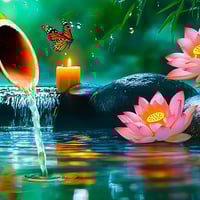 Relaxing Spa Music - Beautiful Peaceful, Calm Music, Meditation, Nature Sounds, Bamboo, Water Sounds