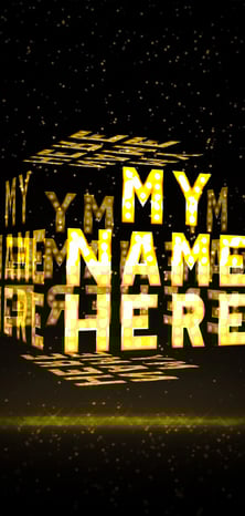 3D My Name Live Wallpaper