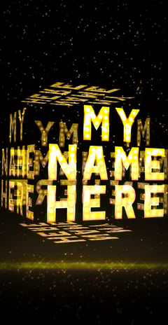 3D My Name Live Wallpaper
