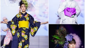 하토리(HATORI) 패션쇼 화룡점정이 된 플라워 아티스트 미야비(MiYABi)의 독창적 존재감(아시아모델페스티벌)