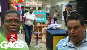 Cop Fights a Stuffed Animal!!