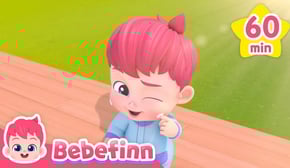 Summer Vacation with Bebefinn! Baby Shark, Go Away Rain!⎪+more Compilation⎪Nursery Rhymes for Kids