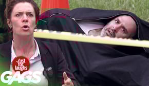 Crime Scene Corpse Makes His Escape