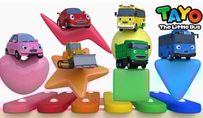 Pesta Cat Mobil-Mobil l Belajar Warna untuk Anak | Lagu Anak-anak | Tayo Bus Kecil