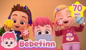 🎄Bebefinn Best Christmas Songs for Kids | + More Songs Compilation | Nursery Rhymes