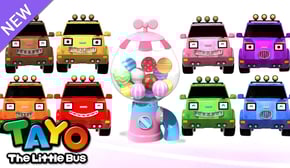 Bad Car Didalam Telur Kejutan | Lagu Warna Tayo | Belajar Warna untuk Anak | Tayo Bahasa Indonesia