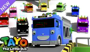 Sepuluh si Kasur(Versi Strong) | Lagu Warna Tayo | Belajar Warna untuk Anak | Tayo Bahasa Indonesia