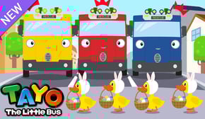 Lima Bebek Kecil l Belajar Warna Bahasa Indonesia🌈 | Lagu Anak-anak | Tayo Bus Kecil