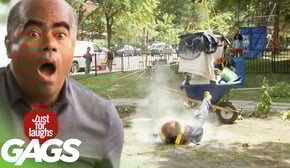 Strangers Accidentally ATTACK Construction Worker