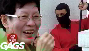 Ninjas Fight in Public, Web Cam Is Still On, Blind Man Squishes Hamster Cage Prank