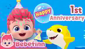Bebefinn's 1st anniversary! Let's celebrate together 🥰 | Bebefinn BEST Nursery Rhymes for Kids