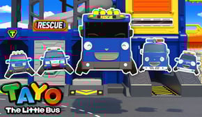 ¡El equipo de rescate salva la ciudad! | Canciones de coches de Policía | Tayo Español