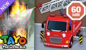 Frank the fire truck's hard work | Vehicles Cartoon for Kids | Tayo Episodes | Tayo the Little Bus