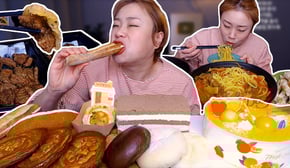 뚜레쥬르 본점 빵 먹고, 짬뽕 먹고, 빵 먹고.....20201022/Mukbang, eating show