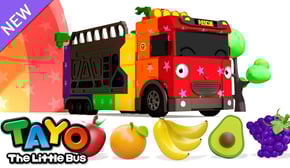 The Magic Rainbow Tunnels (Strong ver.) | Learn Colors | Tayo Rescue Team Color Song | Kids Songs