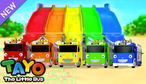 Perosotan Pelangi 🌈 | Bermain Cat Air | Belajar Warna dalam Bahasa Inggris | Tayo Indonesia