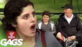 EMT Uses a Stapler to Close Wound Prank