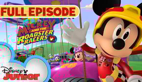 Mickey Mouse Roadster Racers | Going Upppppppppp! | S1 E10 | Full Episode | @disneyjunior
