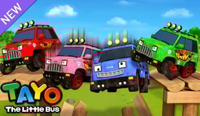 Ten in the Bed | Rainbow Vehicles | Color Song for Kids | Learn Numbers | Tayo the Little Bus