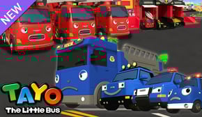 ¡Rojo contra Azul! | RESCUE TAYO | Canción del Equipo de Rescate para Niños | Tayo Español