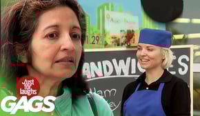 Falling Pan Knocks Woman Out