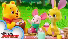 Playdate with Winnie the Pooh | Piglet, Rabbit and the Picnic | Episode 13 |@disneyjunior