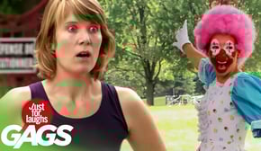 Clown Makes a Cop Disappear