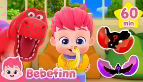 Dinosaur Doo Doo Doo | Bebefinn and Surprise Dino Eggs +more Nursery Rhymes