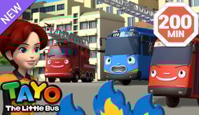 The Little Buses' Career Day!🚒 | Fire Truck Cartoon for Kids | Tayo English Episodes