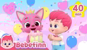 Happy Birthday Pinkfong!💖 Bebefinn Birthday Songs and More Nursery Rhymes Compilation