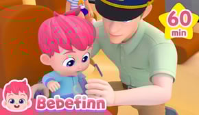 Bus Safety Song And More Nursery Rhymes | Bebefinn Songs for Kids | How's The Weather Today?