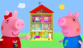 Peppa Pig Game | Crocodile Hiding in Toys Pretending To Be George Pig