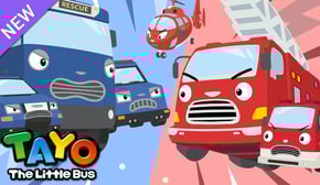 NUEVO🚨Equipo de Rescate Rojo vs Equipo de Rescate Azul | Película para Niños | Tayo Español