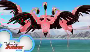Flamingo Dance Party Music Video | The Lion Guard | Disney Junior