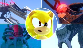 Sonic Frontiers - All Bosses (4K HD)
