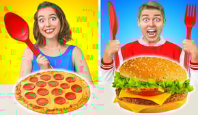 LAST TO STOP EAT CHALLENGE for 24 HOURS by Multi DO