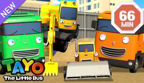 Compilación de vehículos pesados fuertes | Dibujos animados para niños | Tayo El Pequeño Autobús