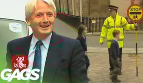 Never-ending crossing Prank