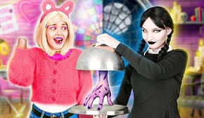 如何創作自己的小手✋ || 星期三亞當斯vs伊妮！ 好vs壞技巧和創意 by 123 GO!