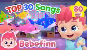 TOP 30 Popular Songs for Kids | +Compilation | Bebefinn Nursery Rhymes for Kids