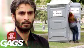 Credit Card Thief Stopped by Porta Potty