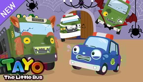 Haunted House and Monster Cars | Rescue Team Trick or Treat | Halloween Songs | Tayo the Little Bus