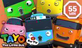 ¡Mira nuestras caras divertidas! | Aprende expresiones | Caricatura para niños | Tayo Español