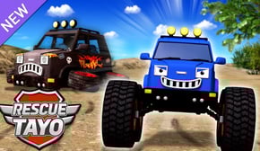 スーパータイヤカン！穴に落ちたバッドカーを助けろ! l 子供向けアニメ l 🚨レスキュータヨアニメ l ちびっこバス タヨ