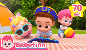 Wake Up Let's Play Outside | Bebefinn Healthy Habit Songs Compilation