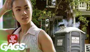 Grenade Blows Up Porta Potty