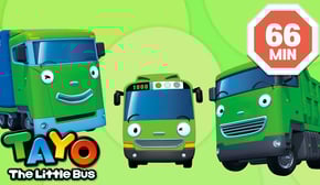 Episodios Tayo | 💚Compilación de vehículos Verdes💚 | dibujo animado para niños | Tayo Español