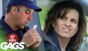 Cop Passionately Kisses People's Drivers Licenses